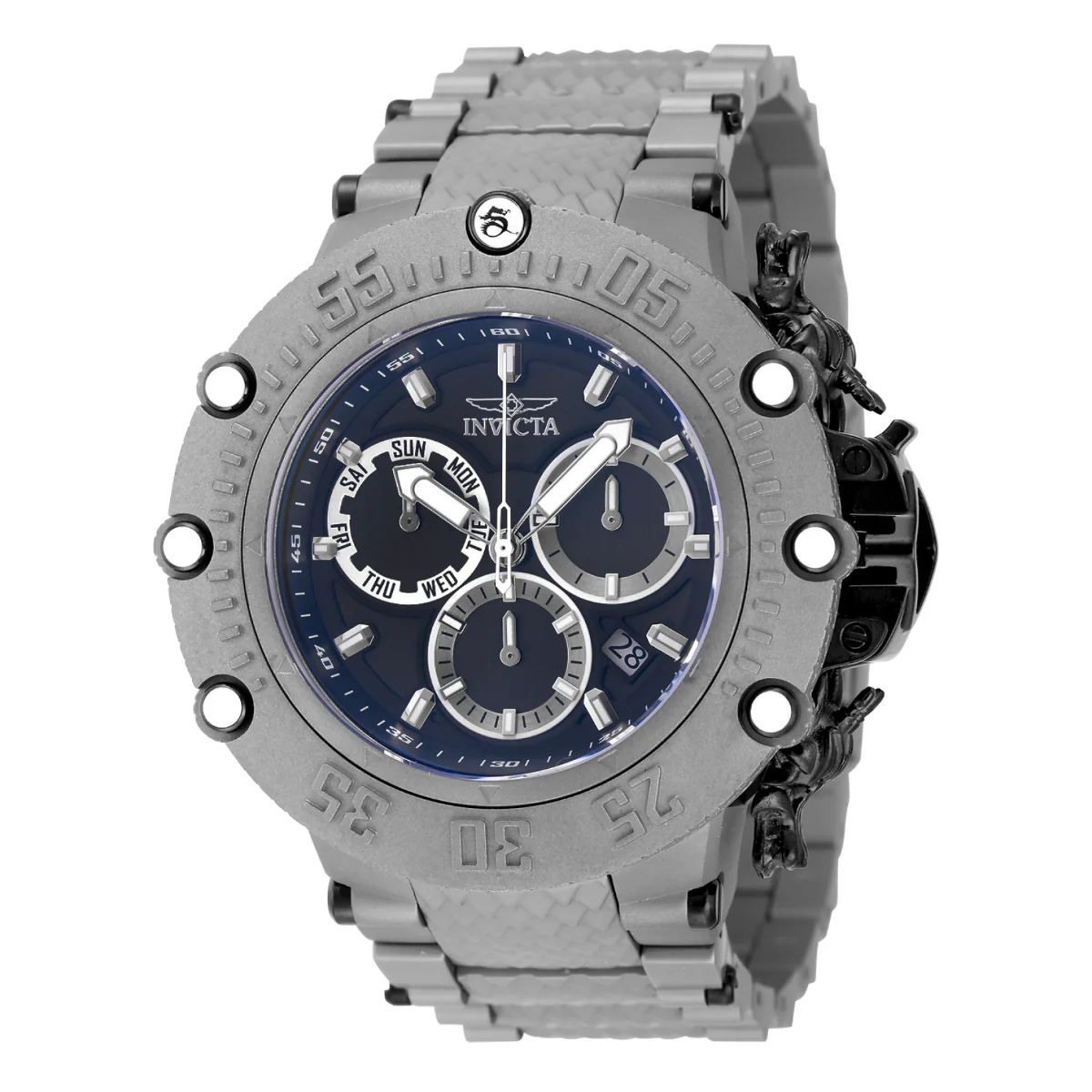 Invicta Subaqua Aegiron Swiss Ronda Z60 Caliber Men's Watch - 52mm, Titanium, Black (48194)