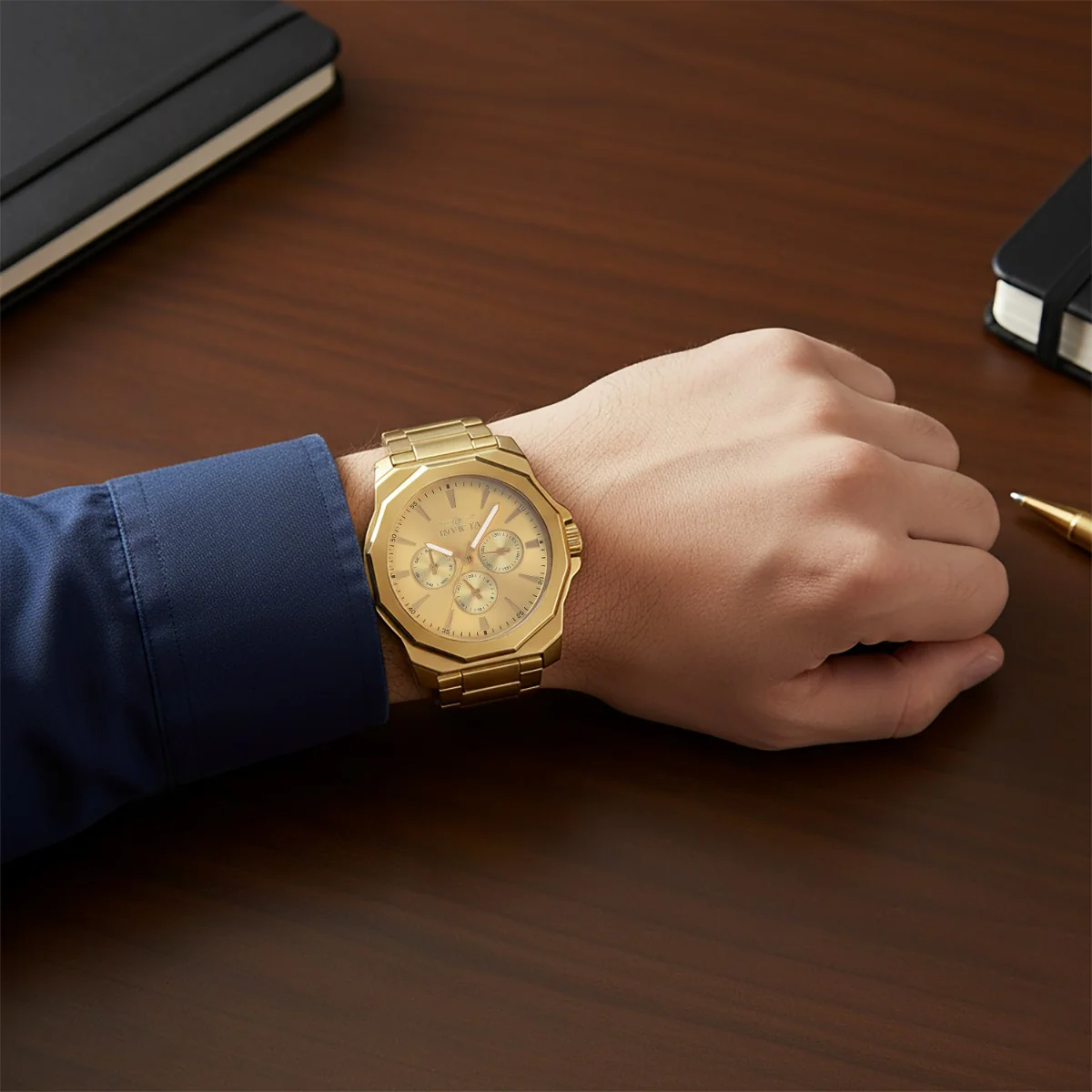 Invicta Speedway Multifunction Men's Watch - 42mm. Gold (46855) 3 Invicta Speedway Multifunction Men's Watch - 42mm. Gold (46855)