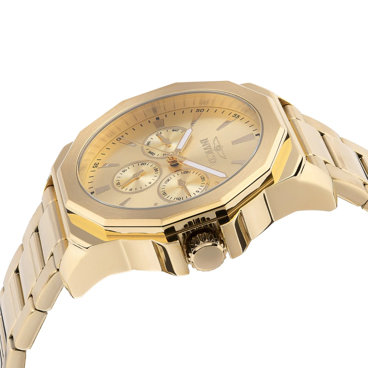 Invicta Speedway Multifunction Men's Watch - 42mm. Gold (46855) 4 Invicta Speedway Multifunction Men's Watch - 42mm. Gold (46855)