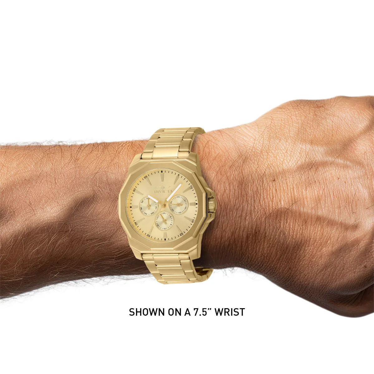 Invicta Speedway Multifunction Men's Watch - 42mm. Gold (46855) 5 Invicta Speedway Multifunction Men's Watch - 42mm. Gold (46855)