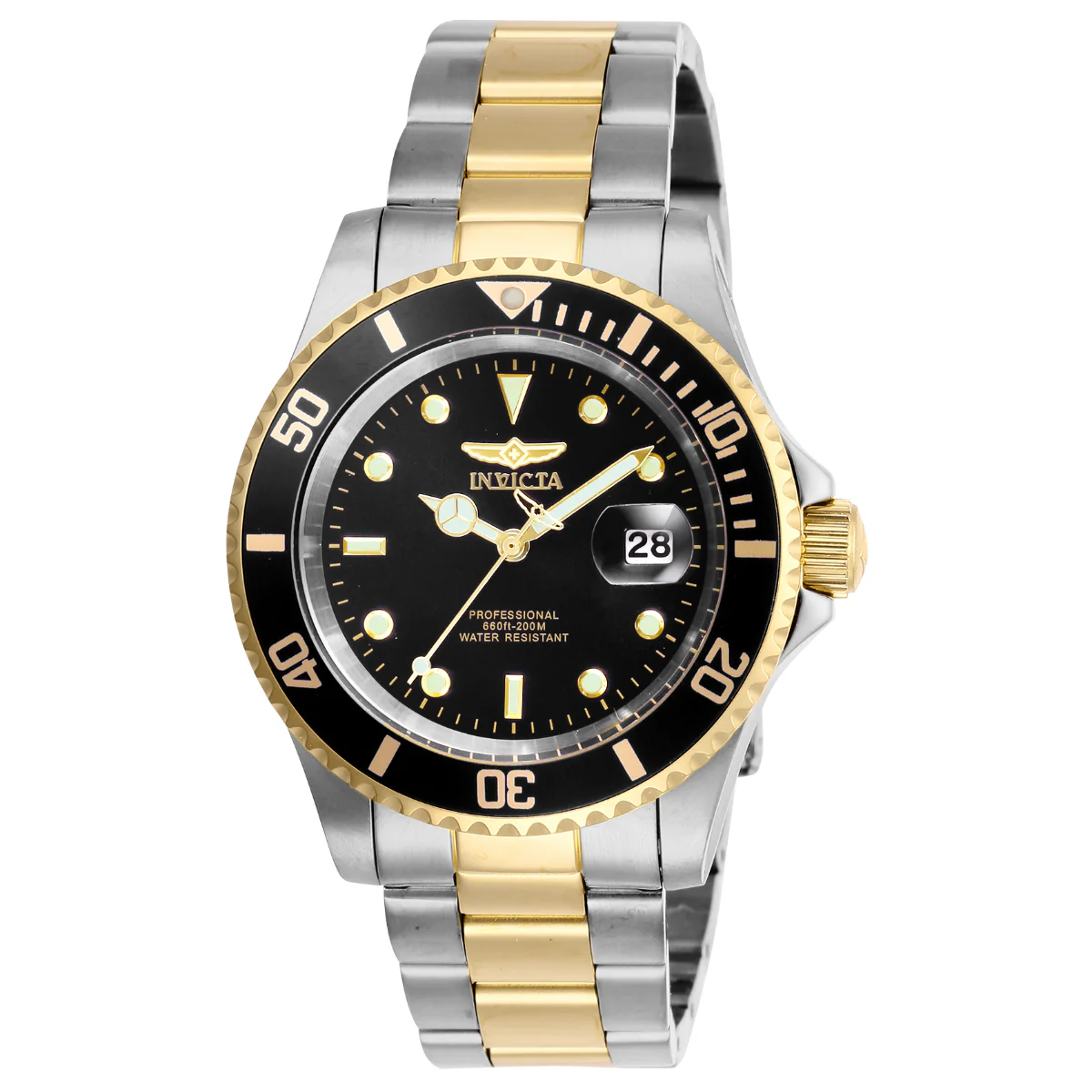 Invicta Pro Diver Coastpath Men's Watch - 40mm. Steel, Gold (26973)