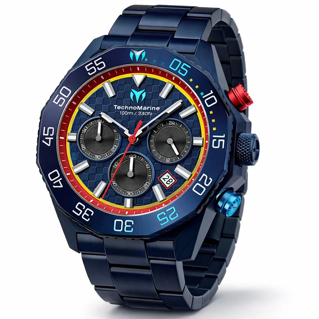 TechnoMarine Racing Legends Racing Legends Men's Watch - 44.2mm. Blue (TM-525018)