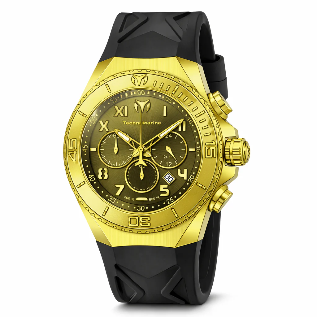 TechnoMarine Manta Ocean Men's Watch - 48mm. Black (TM-225007)