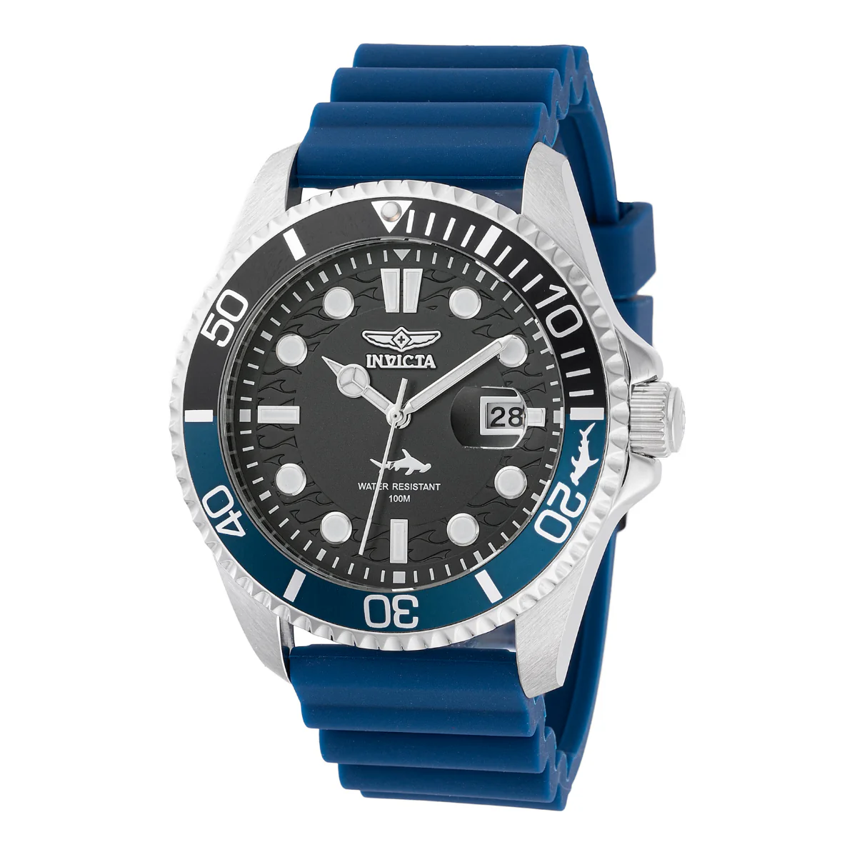 Invicta Pro Diver Shark Men's Watch - 43mm. Blue (47165)