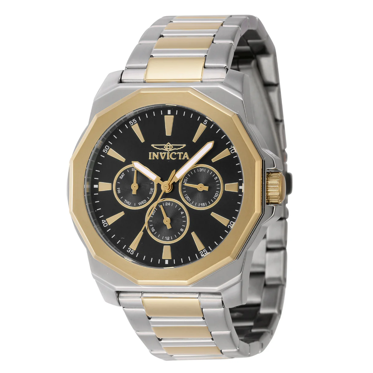 Invicta Speedway Multifunction Men's Watch - 42mm. Gold. Steel (46845)