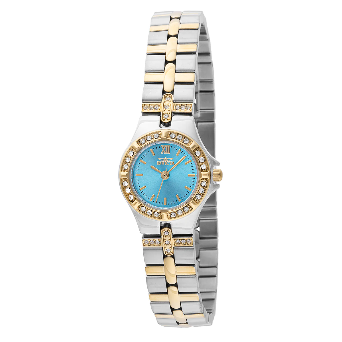 Invicta Wildflower Ferryn Swiss Ronda 763 Caliber Women's Watch - 21.5mm, Gold, Steel (45873)