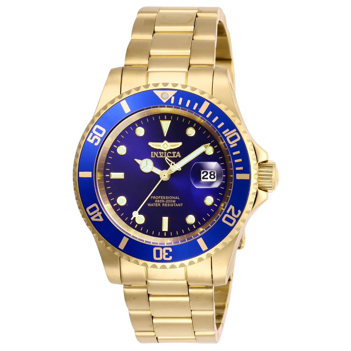 Invicta Pro Diver Coastpath Men's Watch - 40mm. Gold (26974)