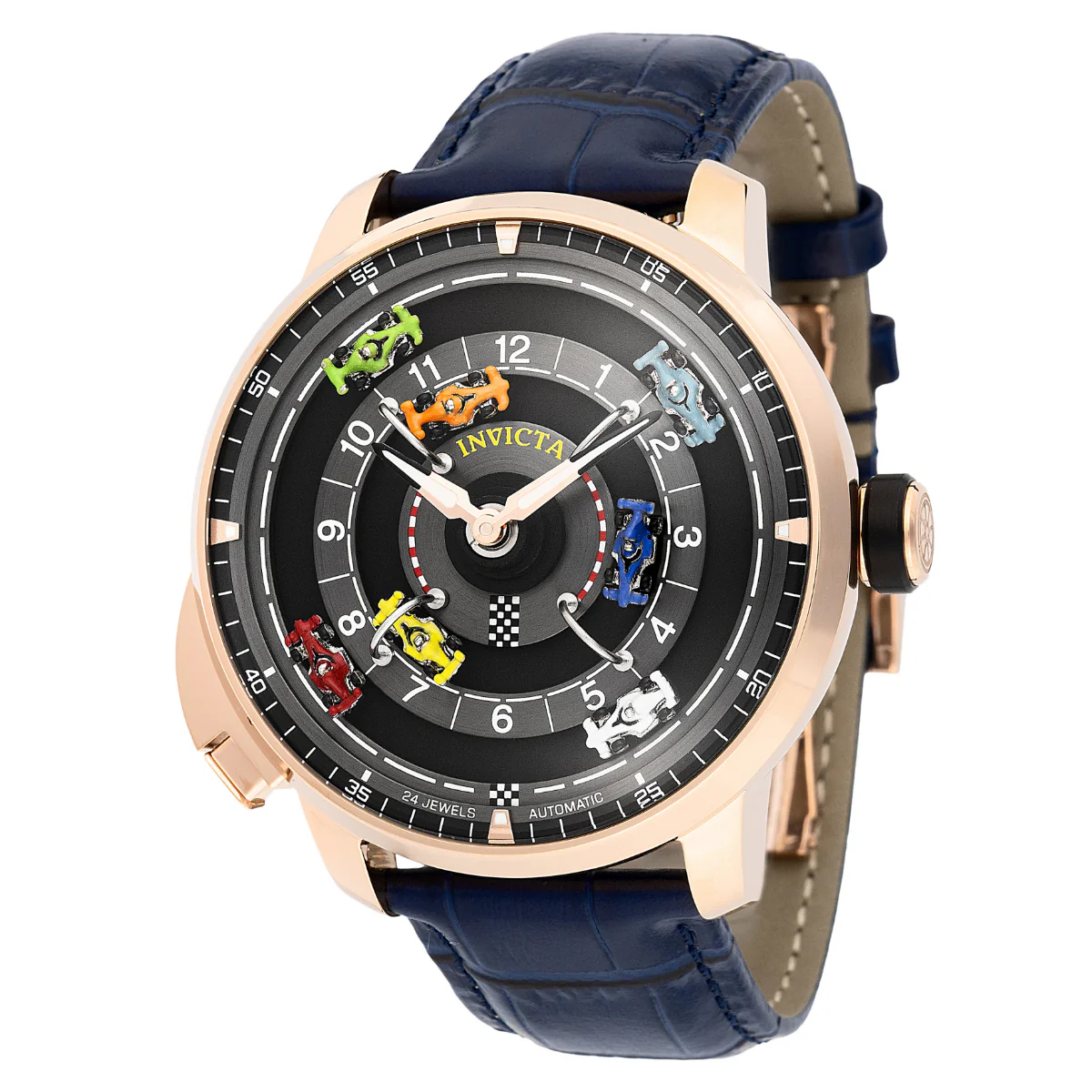 Invicta Racing Automatic Men's Watch - 46mm. Navy Blue with Interchangeable Strap (69135) 1 Invicta Racing Automatic Men's Watch - 46mm. Navy Blue with Interchangeable Strap (69135)