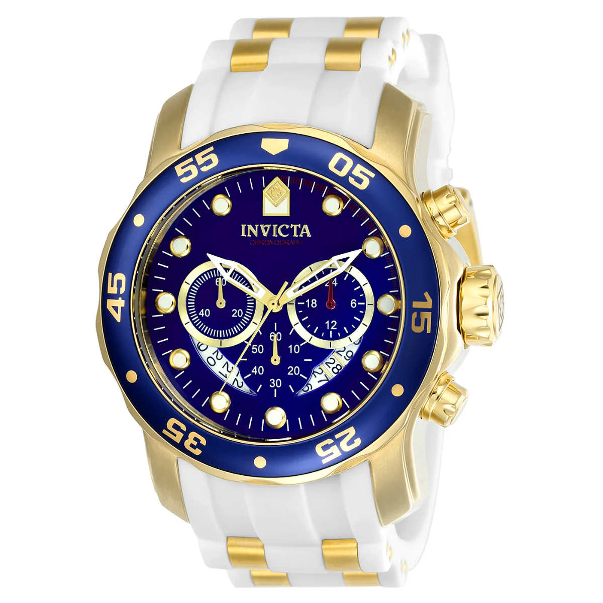 Invicta Pro Diver SCUBA Men's Watch - 48mm. Gold, White (20288)