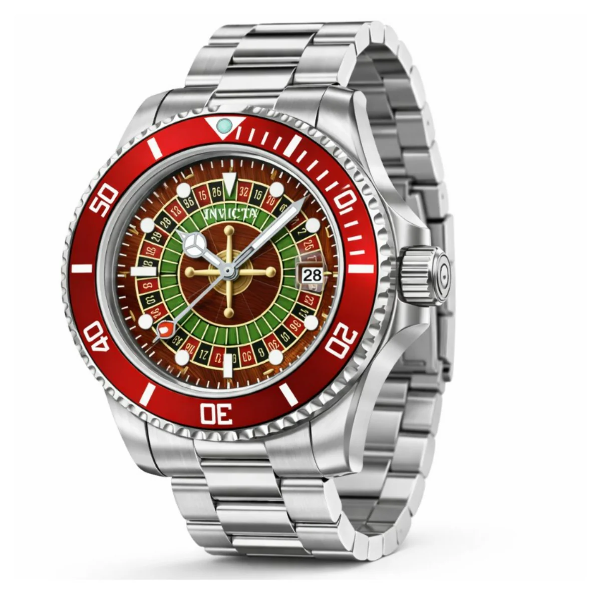 Invicta Pro Diver House of Cards Men's Watch - 40mm. Steel (50519)