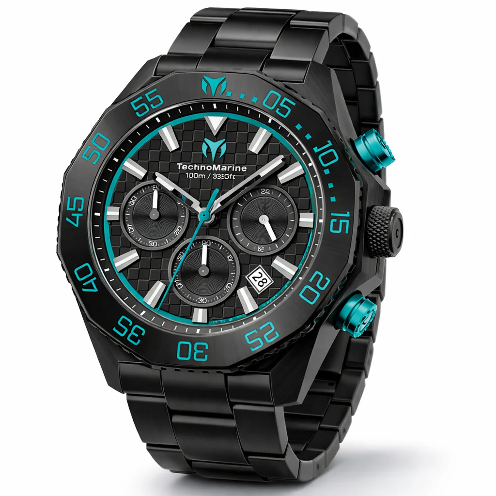 TechnoMarine Racing Legends Racing Legends Men's Watch - 44.2mm. Black (TM-525019)