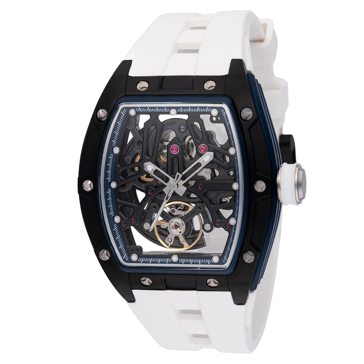 Invicta S1 Rally Orberus Automatic Men's Watch w/ Skeleton Dial - 44mm. White (49030)
