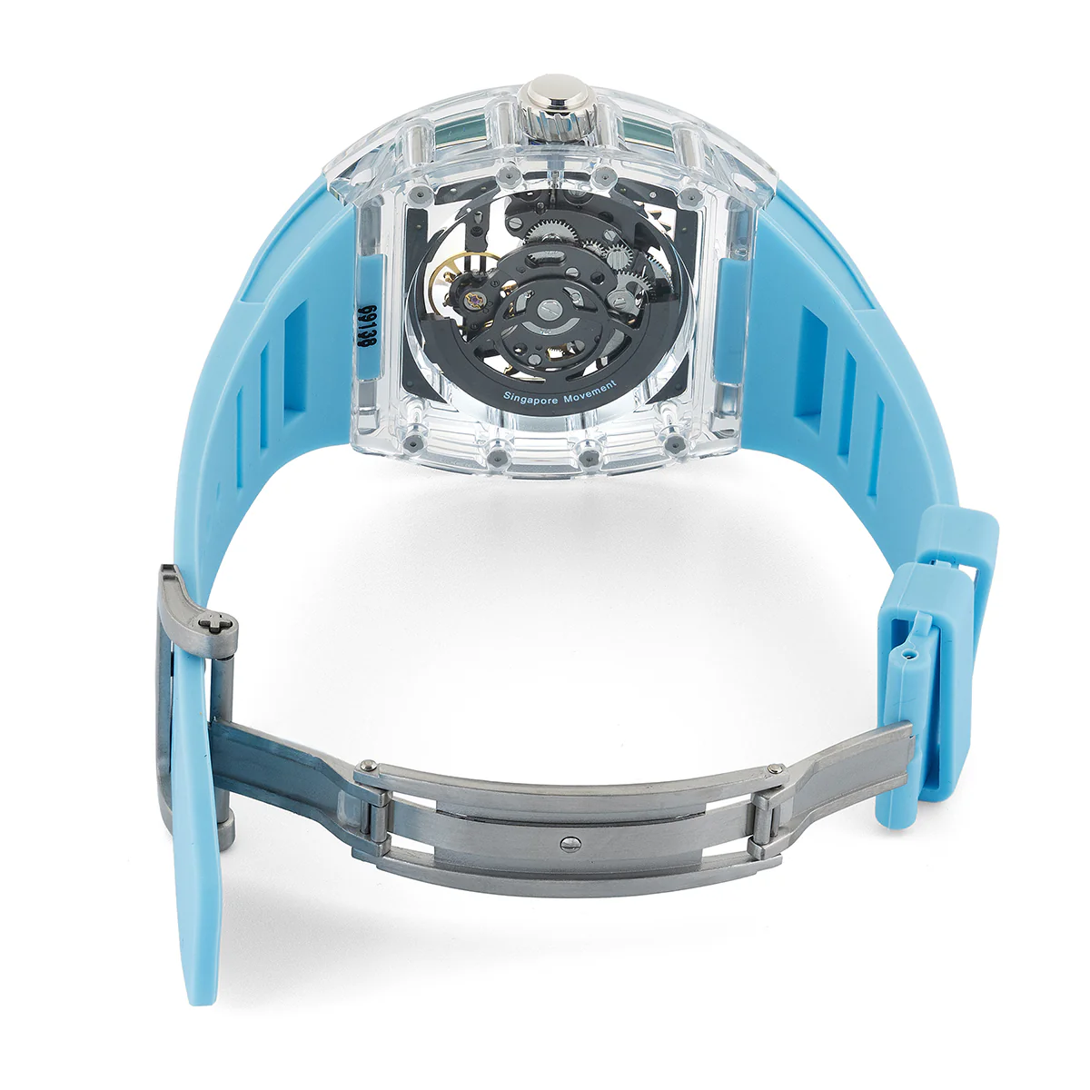 Invicta Artist Radian Prism Automatic Men's Watch w/Skeleton Dial and K9 Sapphire Crystal Case - 42mm. Blue (69138) 3 Invicta Artist Radian Prism Automatic Men's Watch w/Skeleton Dial and K9 Sapphire Crystal Case - 42mm. Blue (69138)