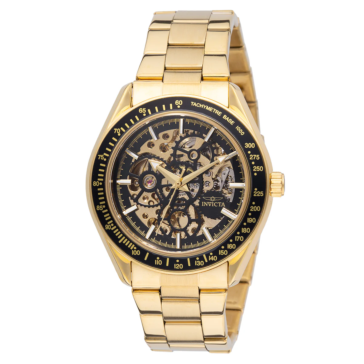 Invicta Objet D Art Excelsior Automatic Men's Watch w/ Skeleton Dial - 43mm. Gold (49502) 1 Invicta Objet D Art Excelsior Automatic Men's Watch w/ Skeleton Dial - 43mm. Gold (49502)