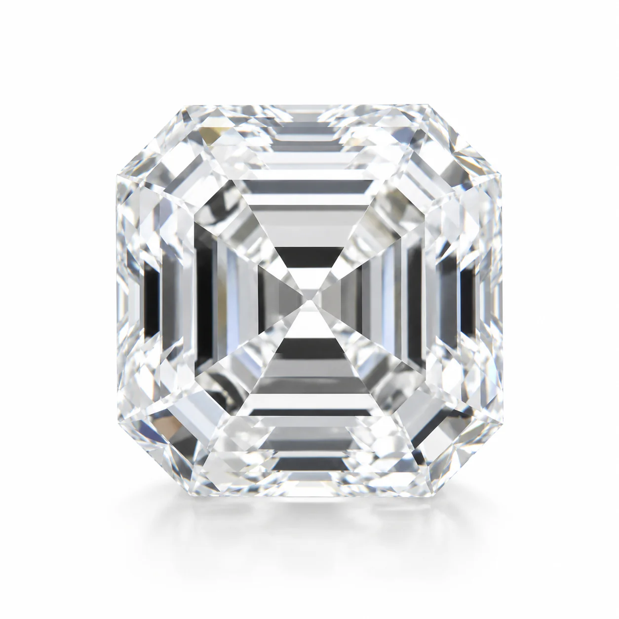1.53 Carat Asscher White Lab Grown Diamond F Color VS1 Clarity IGI Certificate #628494130