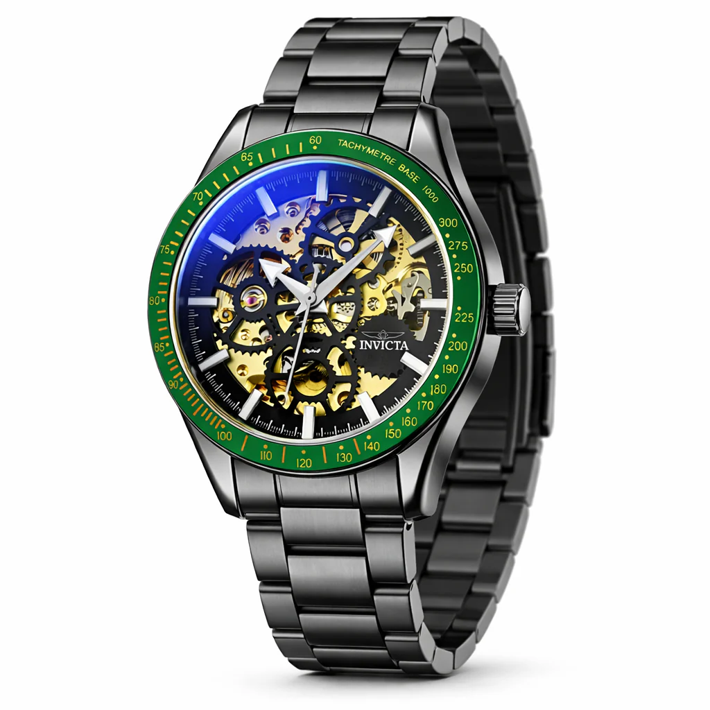 Invicta Objet D Art Excelsior Automatic Men's Watch w/ Skeleton Dial - 43mm, Black (69504) 1 Invicta Objet D Art Excelsior Automatic Men's Watch w/ Skeleton Dial - 43mm, Black (69504)