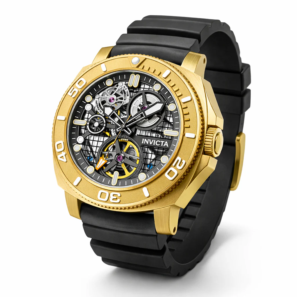 Invicta Sea Hunter Obsidian Automatic Men's Watch w/ Skeleton Dial - 44mm. Black (69463) 1 Invicta Sea Hunter Obsidian Automatic Men's Watch w/ Skeleton Dial - 44mm. Black (69463)