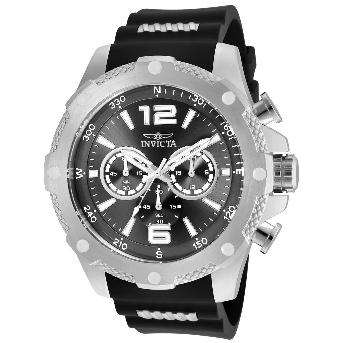 Invicta I-Force Axis Men's Watch - 50mm. Steel, Black (19656)