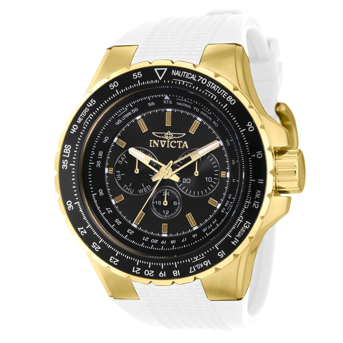 Invicta Aviator Skyshock Men's Watch - 50mm. White (39312)
