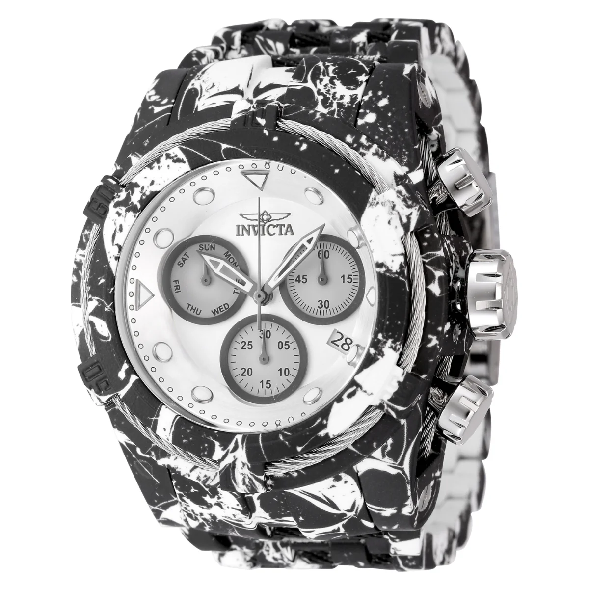 Invicta Bolt Swiss Ronda Z60 FE Caliber Men's Watch - 53mm, Aqua Plating, Steel (45489)