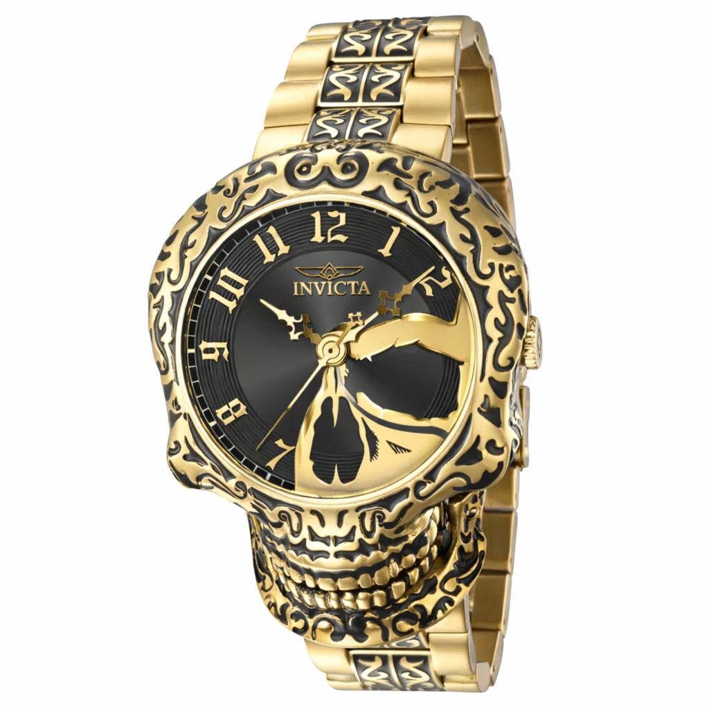 Invicta Artist Automatic Men's Watch - 50.5mm, Black, Gold (35109)