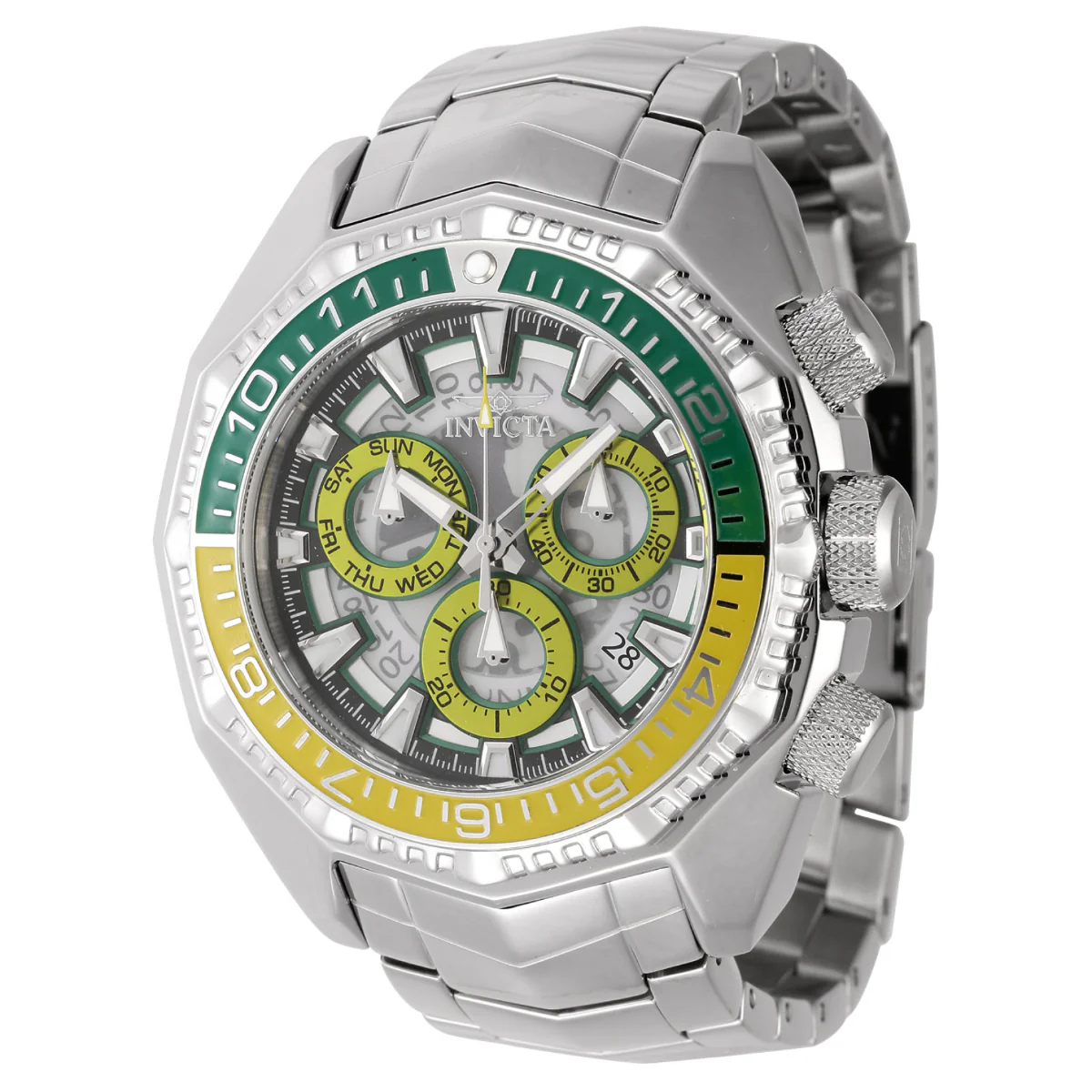 Invicta Akula Tellurion Swiss Ronda Z60 Caliber Men's Watch - 55mm, Steel (44295)