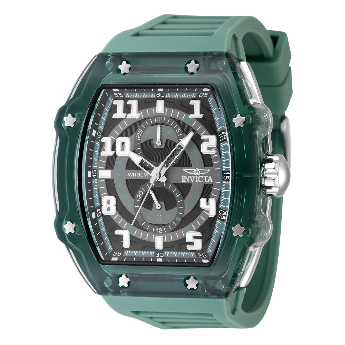 Invicta Racing Cyclone Men's Watch - 48.5mm, Green (48445) 1 Invicta Racing Cyclone Men's Watch - 48.5mm, Green (48445)