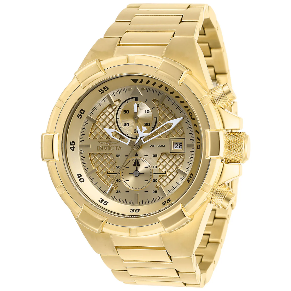 Invicta Aviator Falcon Men's Watch - 50.5mm. Gold (28122)