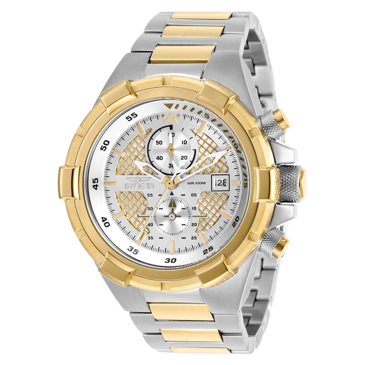 Invicta Aviator Falcon Men's Watch - 50.5mm, Steel, Gold (28120)