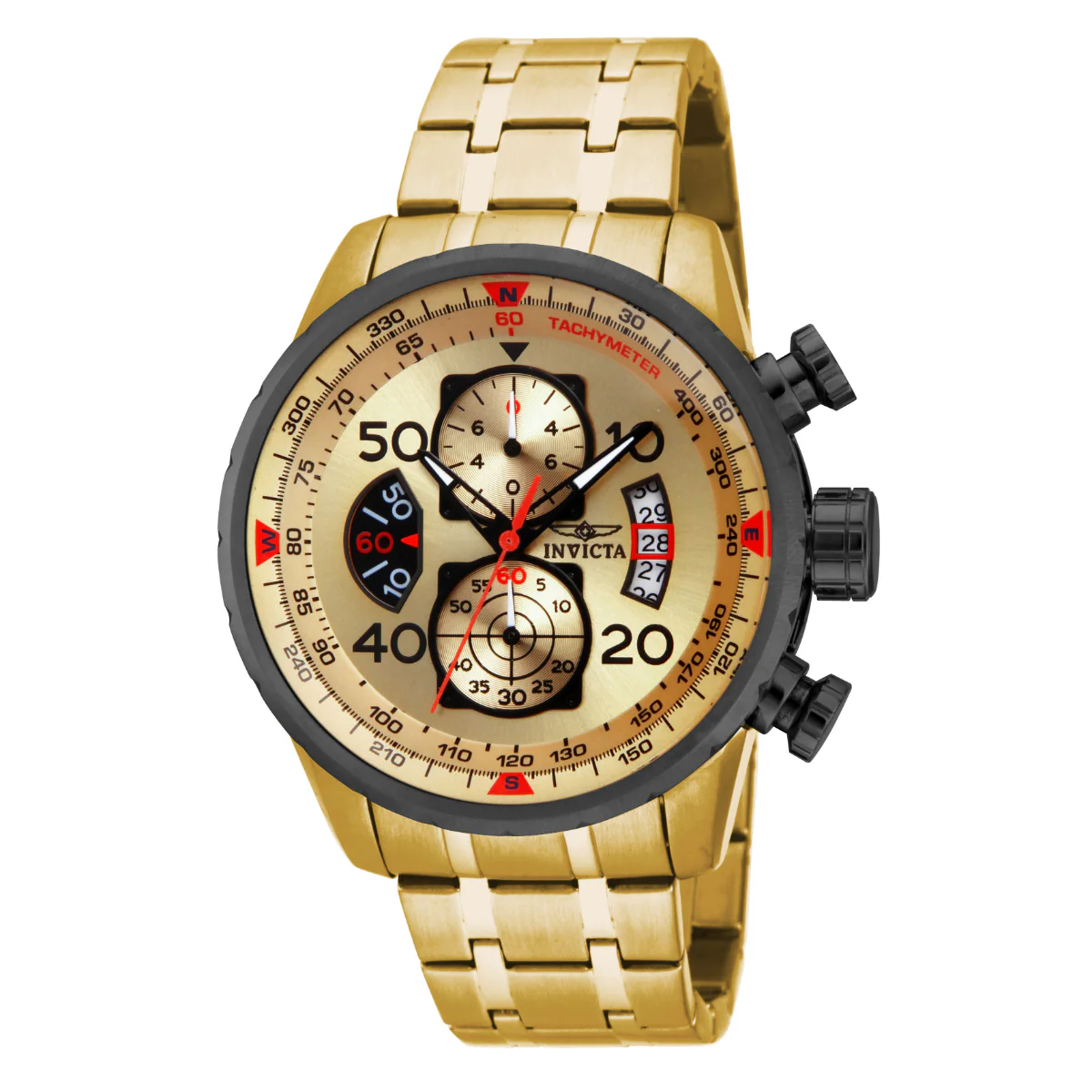 Invicta Aviator X Altium Men's Watch - 48mm, Gold (17205)