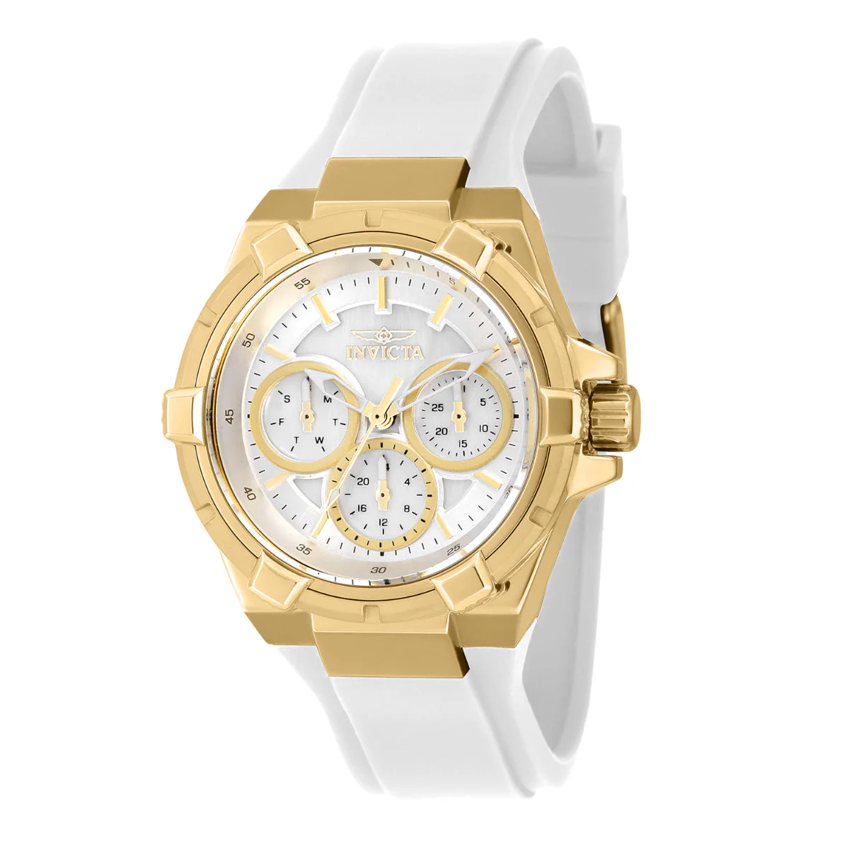 Invicta Aviator Women's Watch w/ Mother of Pearl Dial - 36mm, White (37298)