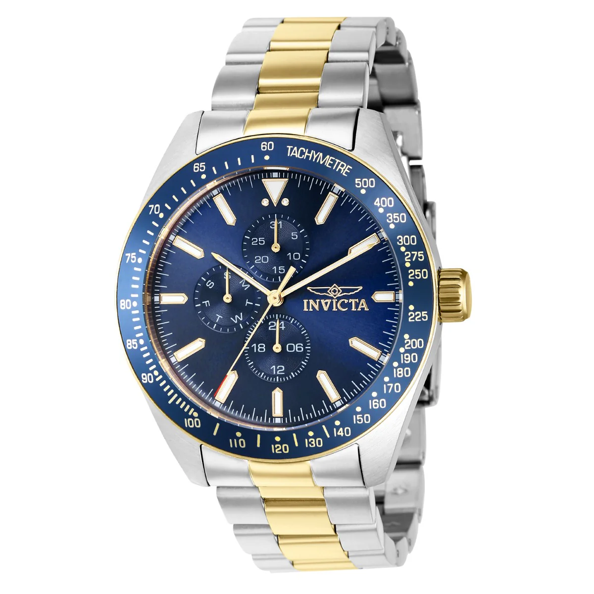 Invicta Aviator Storm Men's Watch - 45mm. Steel, Gold (39076)