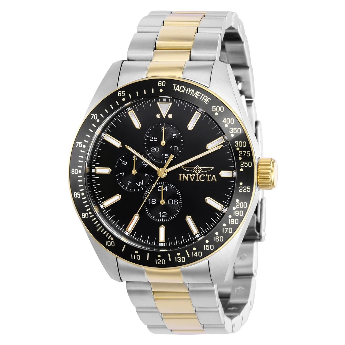 Invicta Aviator Storm Men's Watch - 45mm. Steel, Gold (38969)