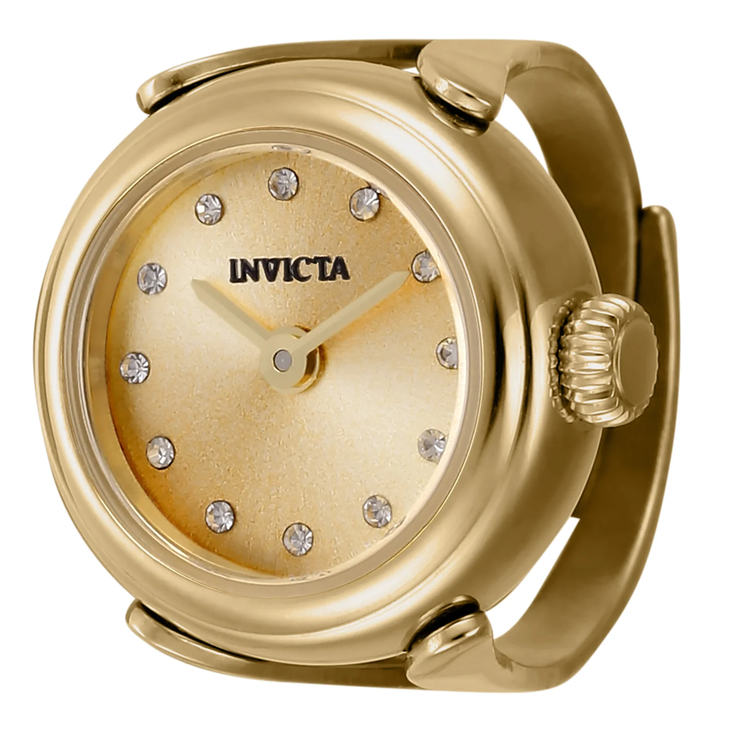 Invicta Angel Lumalink Women's Ring Watch - 17.5mm, Gold (44483)