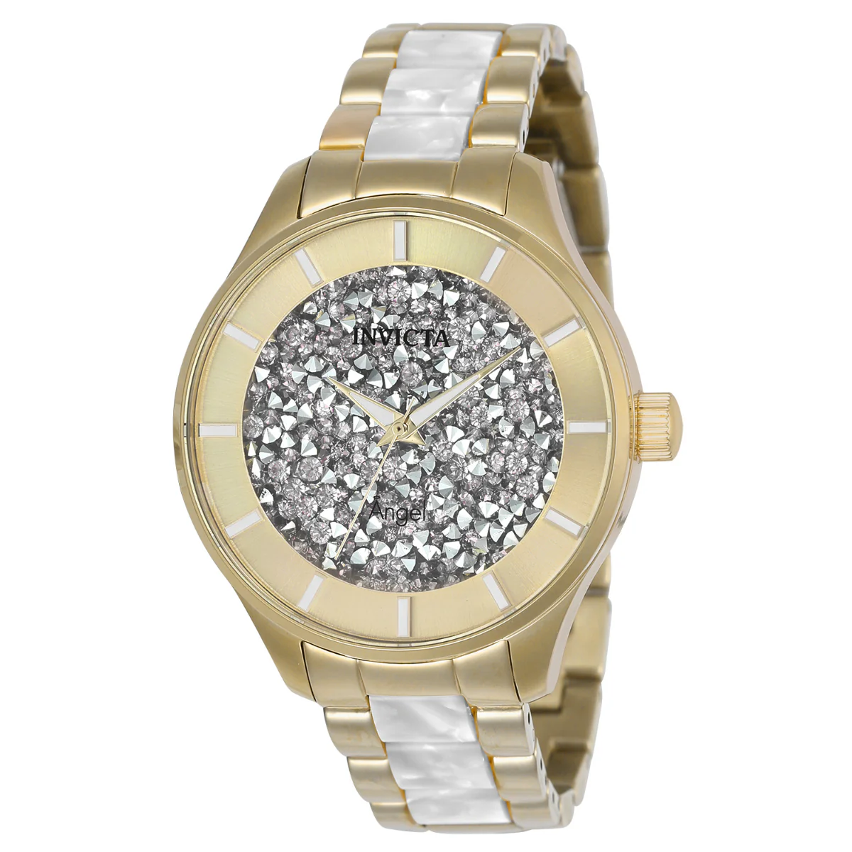 Invicta Angel Pavine Women's Watch - 40mm. Gold, White (24666)