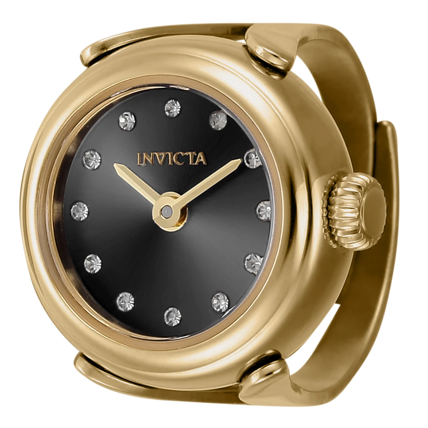 Invicta Angel Lumalink Women's Ring Watch - 17.5mm, Gold (44482)