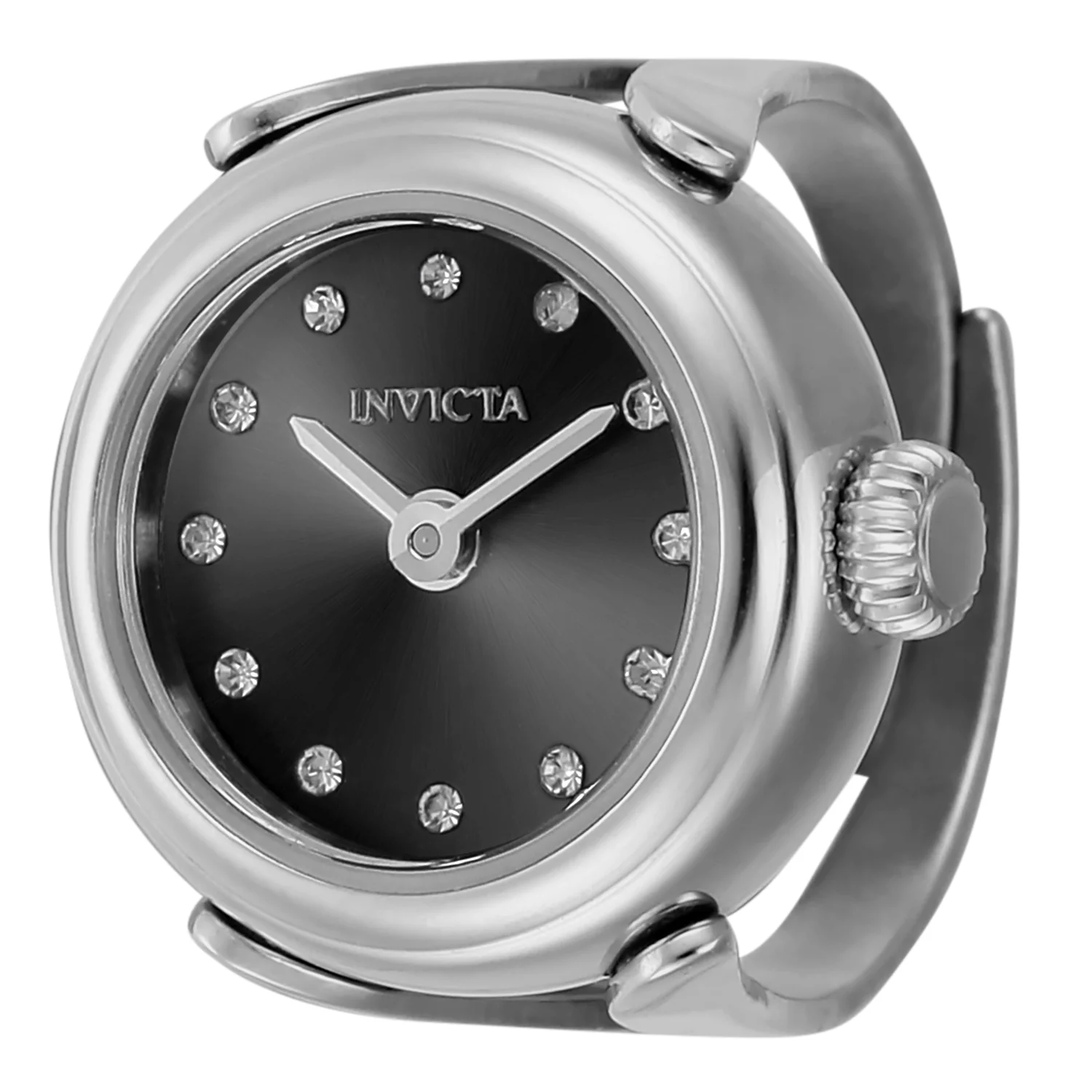 Invicta Angel Lumalink Women's Ring Watch - 17.5mm, Black (44481)