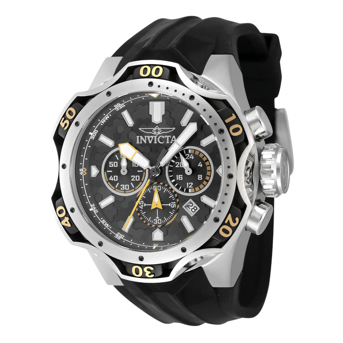 Invicta Venom Combat Men's Watch - 52.5mm, Black (47760)