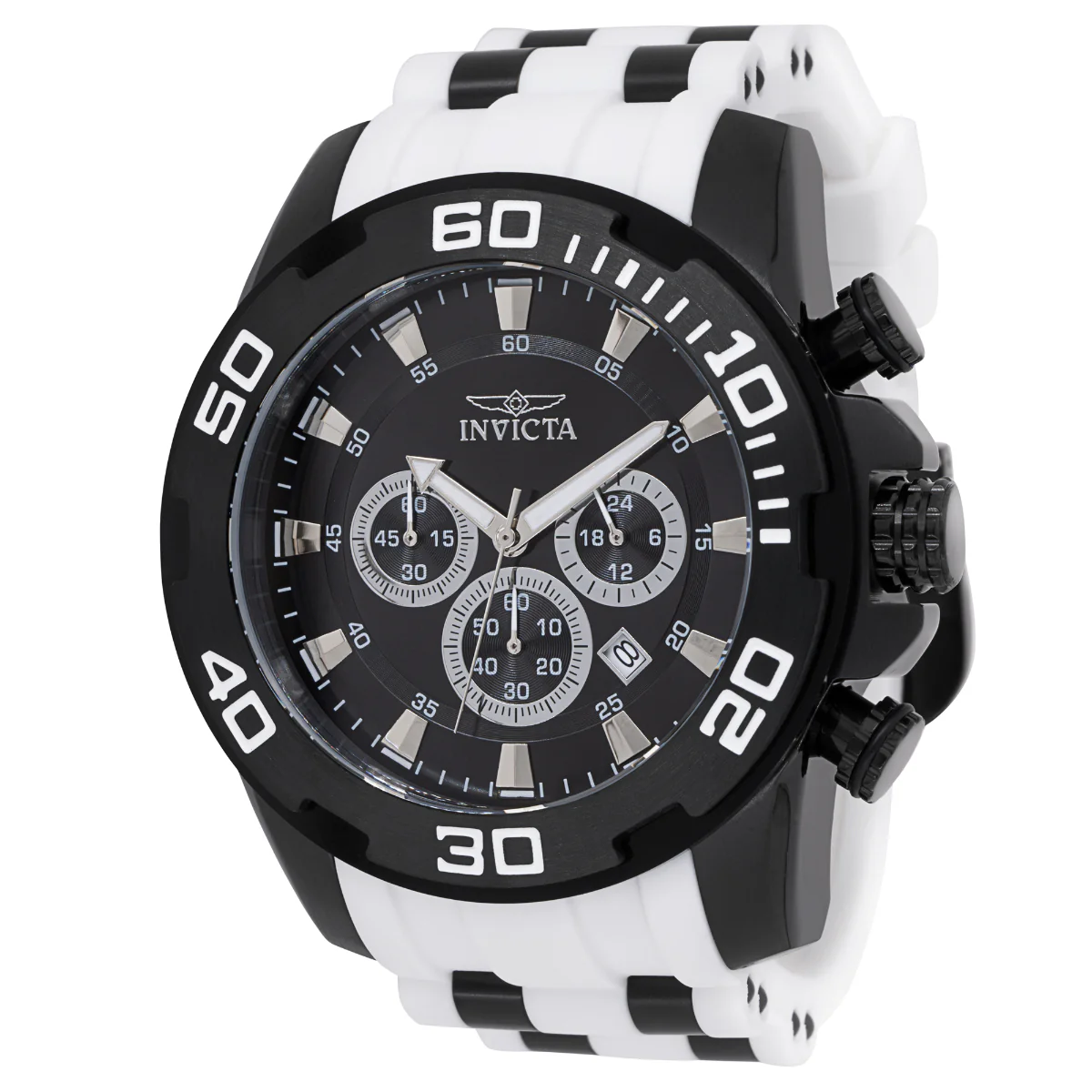 Invicta Pro Diver SCUBA Men's Watch - 50mm, White, Black (44549)