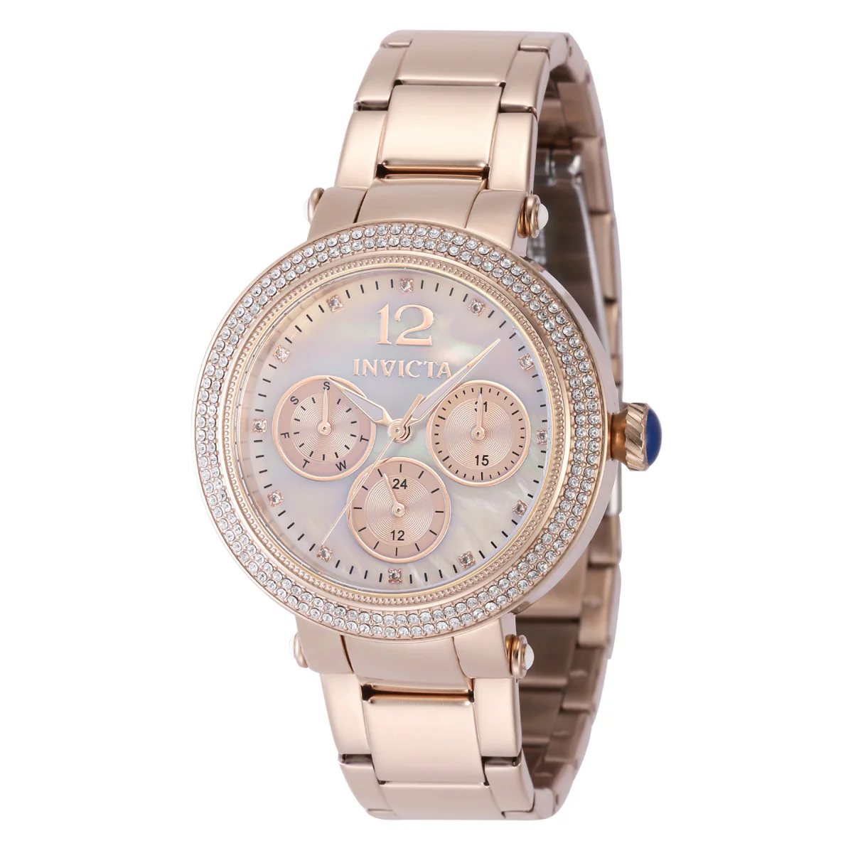 Invicta Bolt Women's Watch w/ Mother of Pearl Dial - 37mm. Rose Gold (48863)