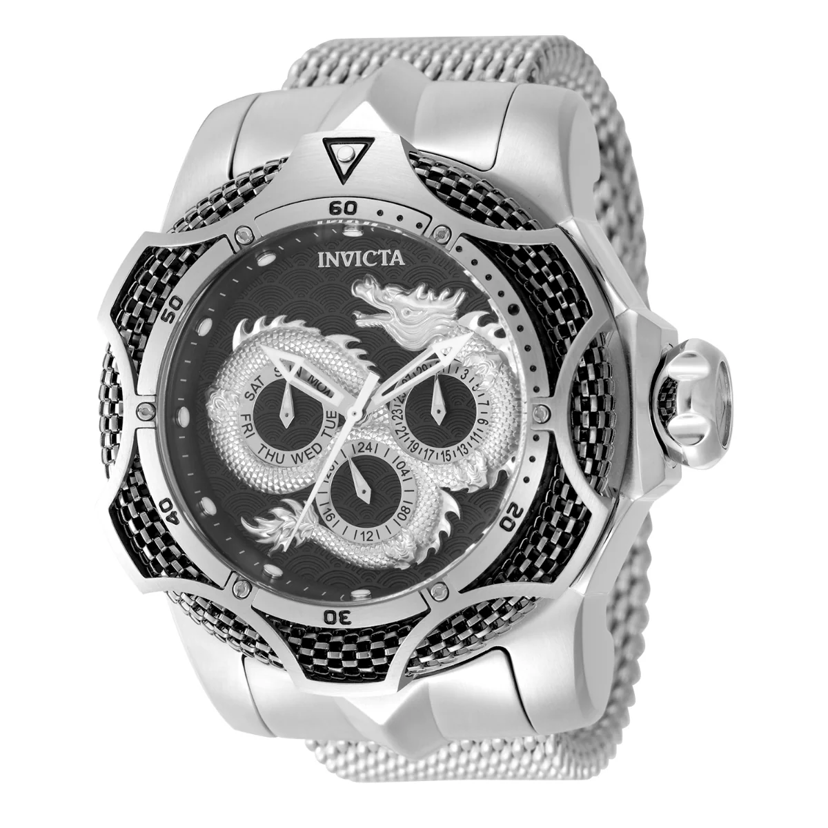 Invicta Venom Draconis Men's Watch - 52.5mm. Steel (49188)