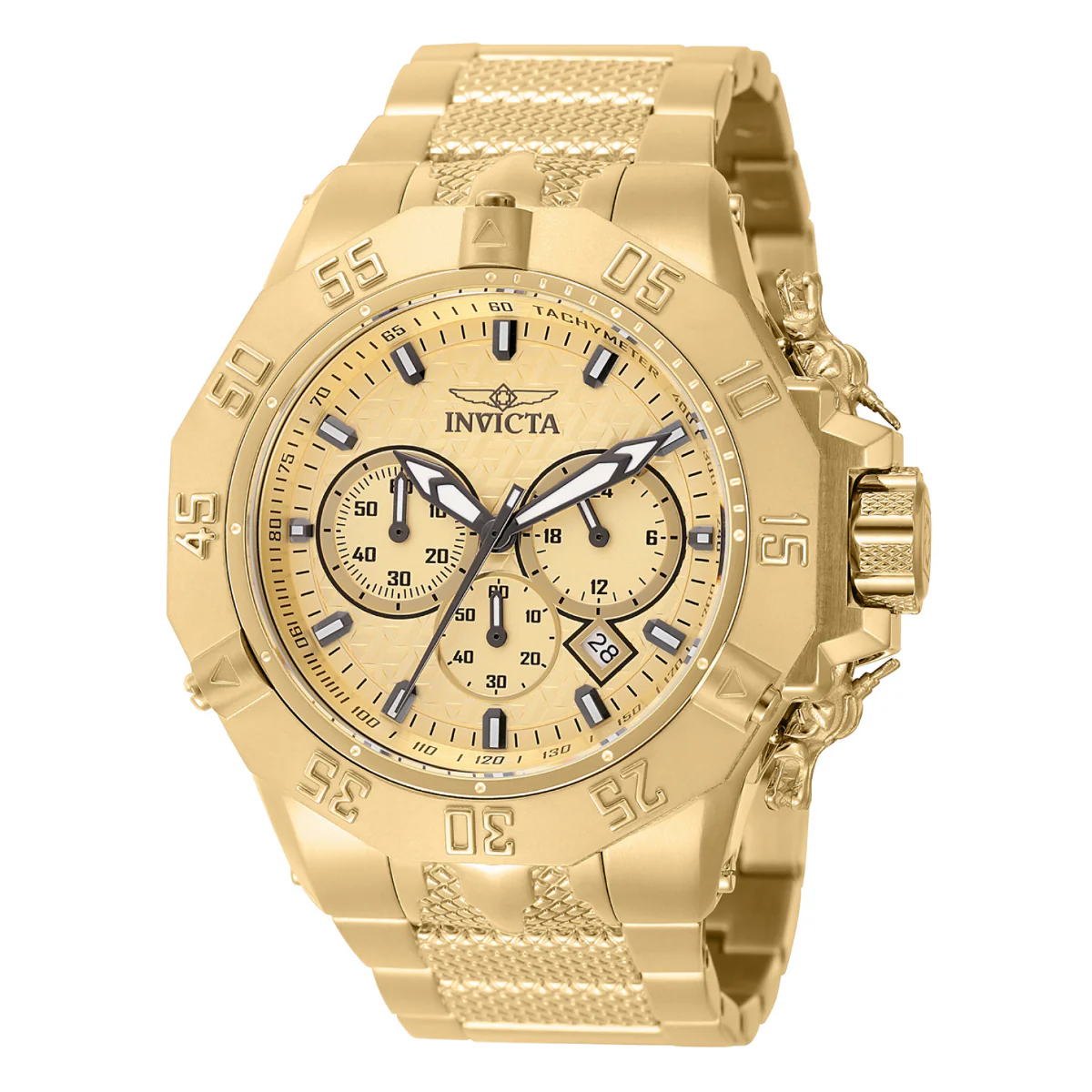 Invicta Subaqua Poseidon Men's Watch - 53.8mm, Gold (48358)