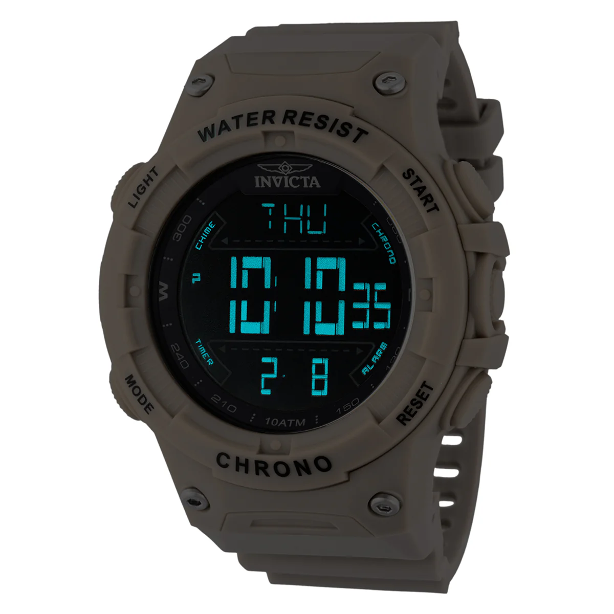 Invicta Racing Burnout Digital Men's Watch - 52mm. Light Brown (47526) 4 Invicta Racing Burnout Digital Men's Watch - 52mm. Light Brown (47526)