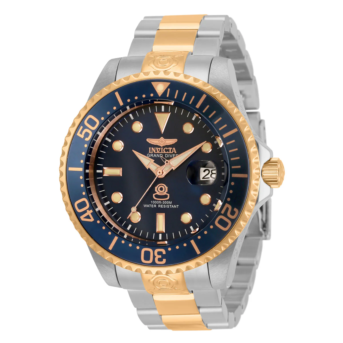 Invicta Grand Diver Navalia Automatic Men's Watch - 47mm, Steel, Rose Gold (33315)