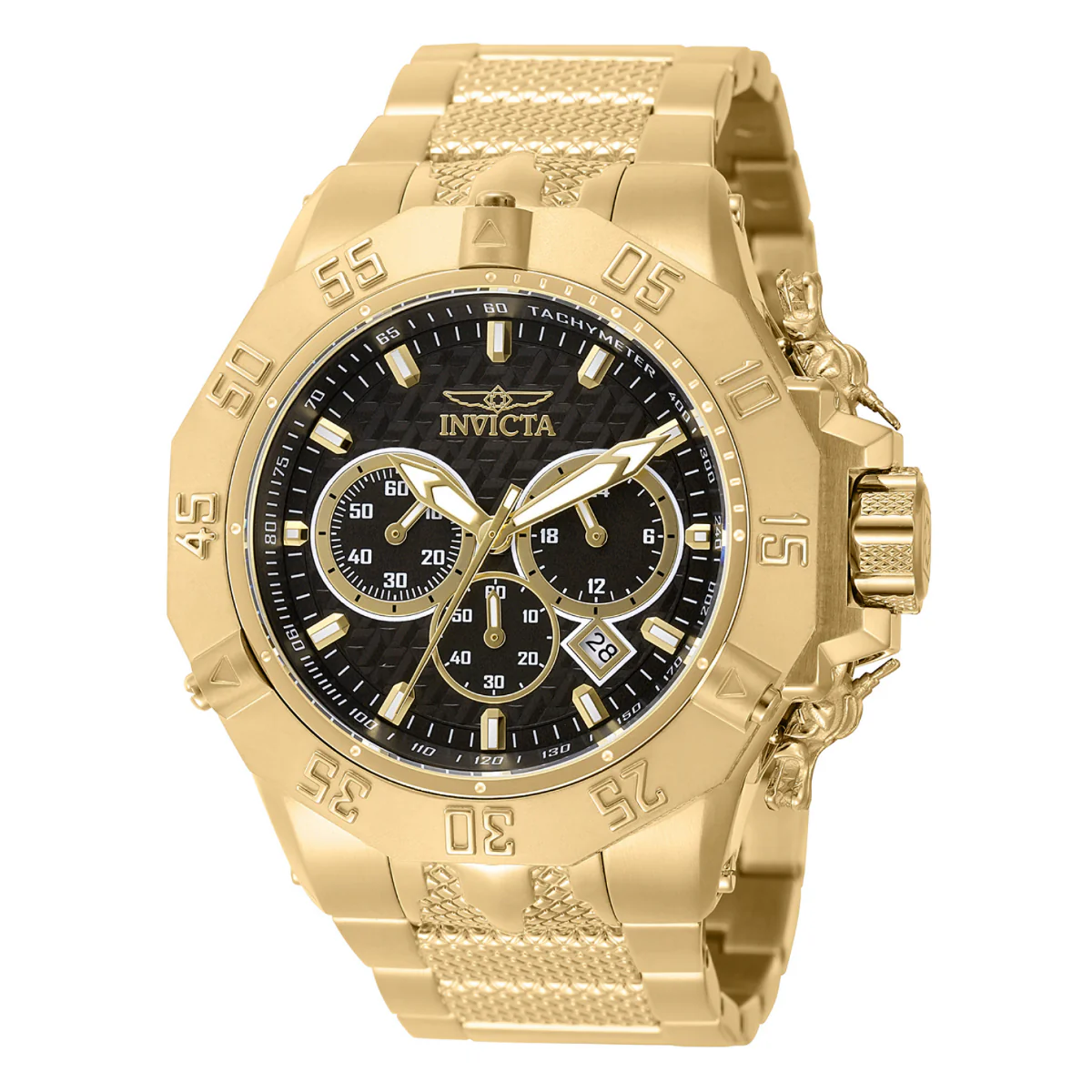 Invicta Subaqua Poseidon Men's Watch - 53.8mm, Gold (48377)