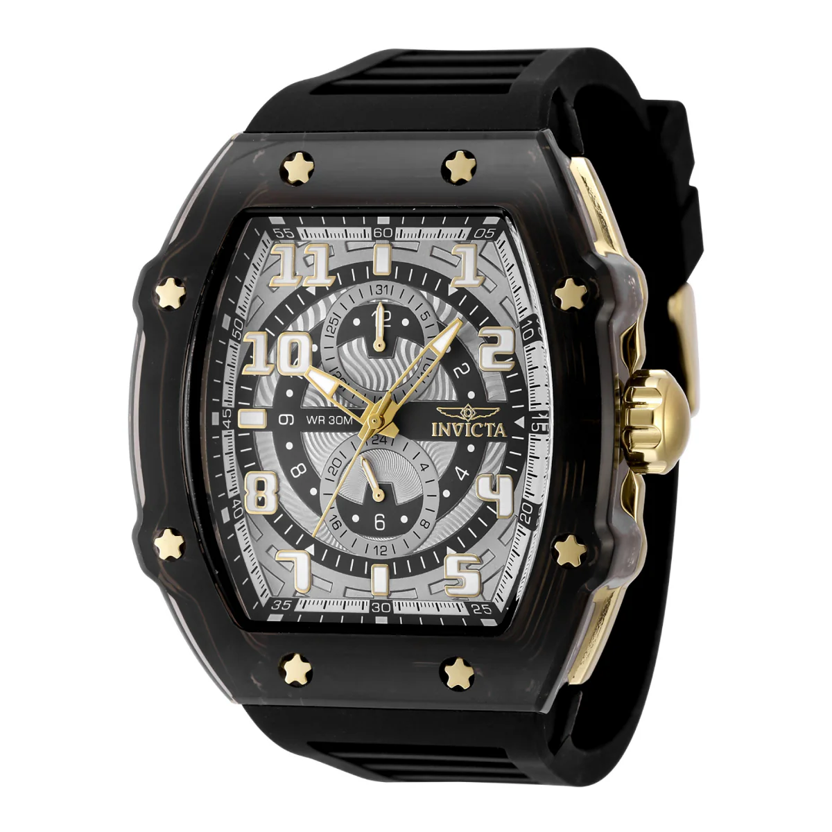 Invicta Racing Cyclone Men's Watch - 48.5mm, Black (48715)