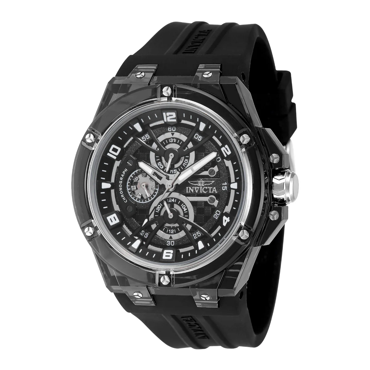 Invicta Racing Saphirex Men's Watch - 46mm. Black (48803)