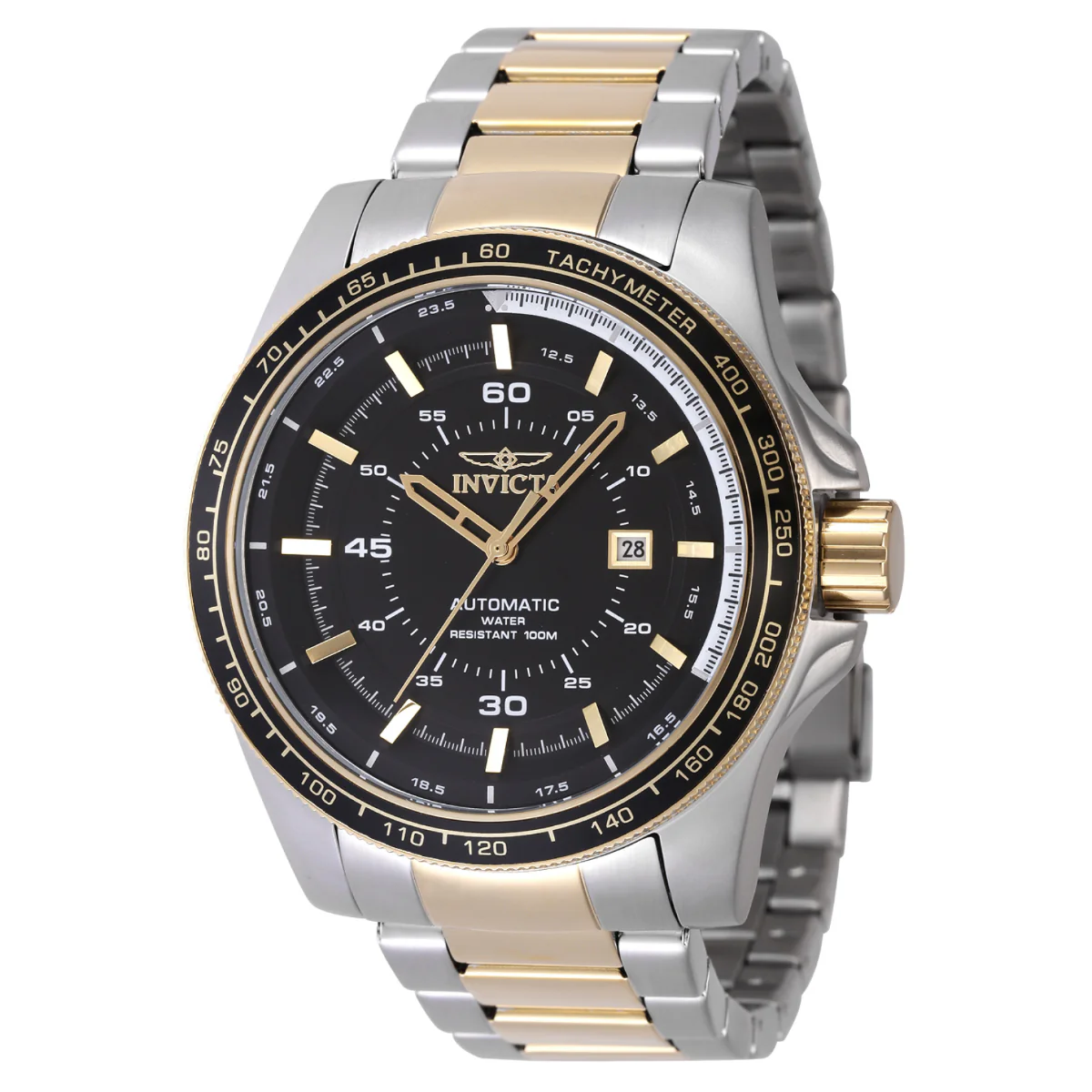 Invicta Speedway High Bank Automatic Men's Watch - 50mm. Gold, Steel (48081)