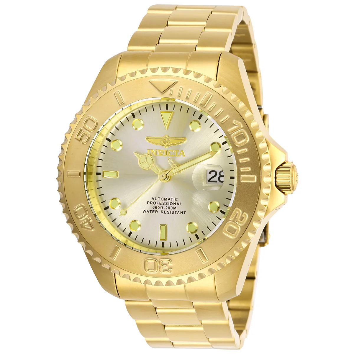 Invicta Grand Diver Automatic Men's Watch - 47mm. Gold (28950)