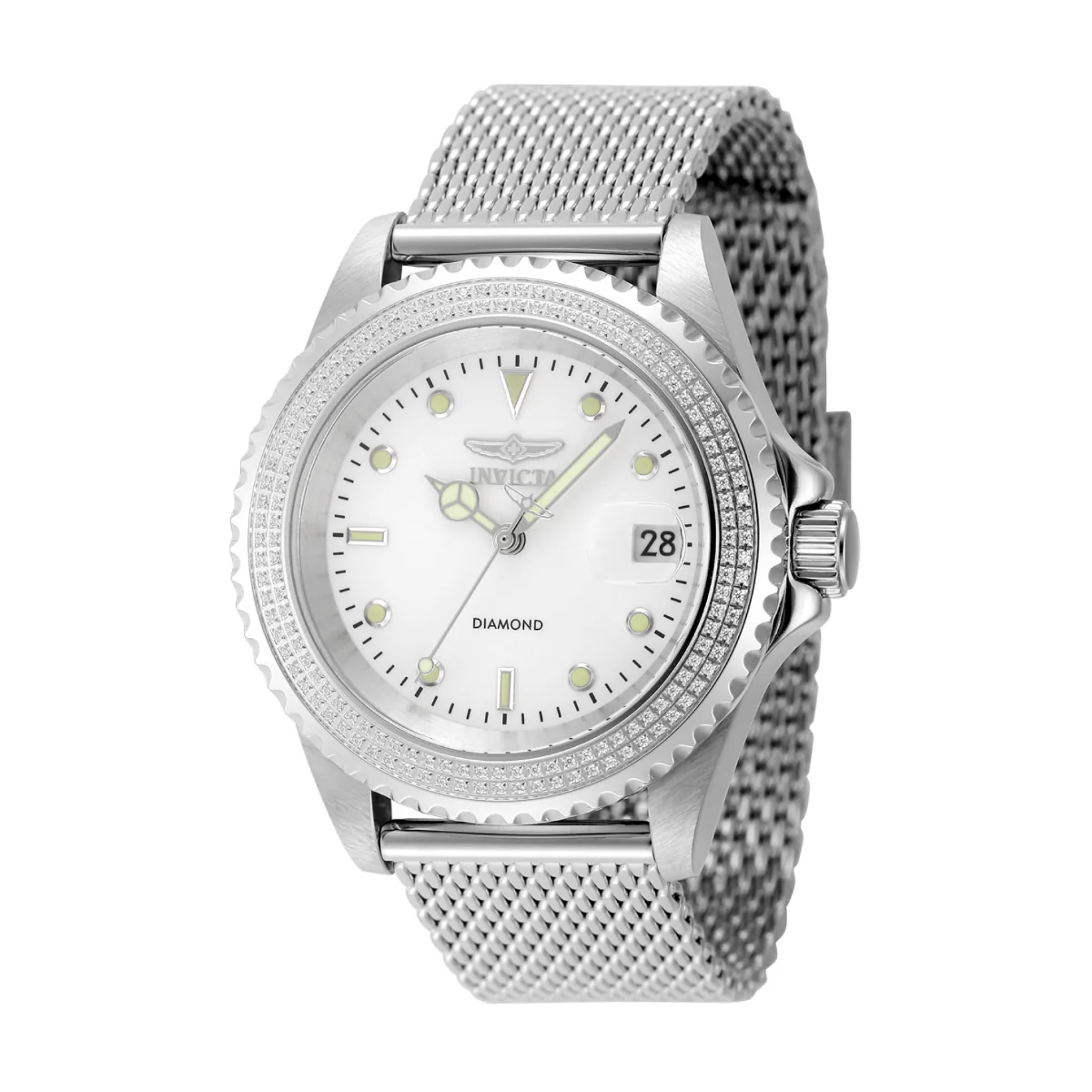 Invicta Elite Diamond 0.59 Carat Diamond Automatic Men's Watch - 40mm, Steel (48744)